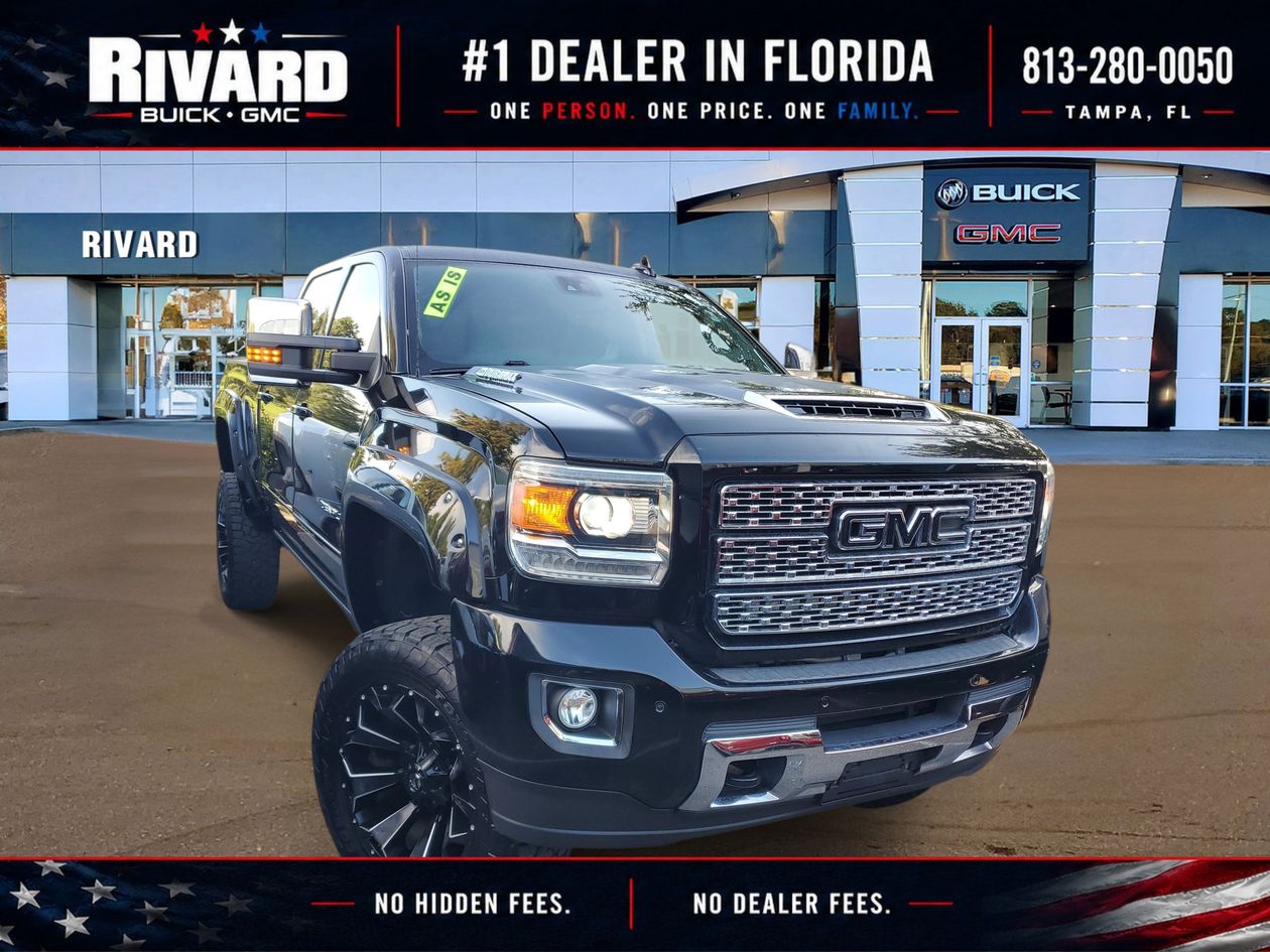 Onyx Black 2018 GMC Sierra 2500HD Pickup Truck Four-Wheel Drive 6-Speed Automatic