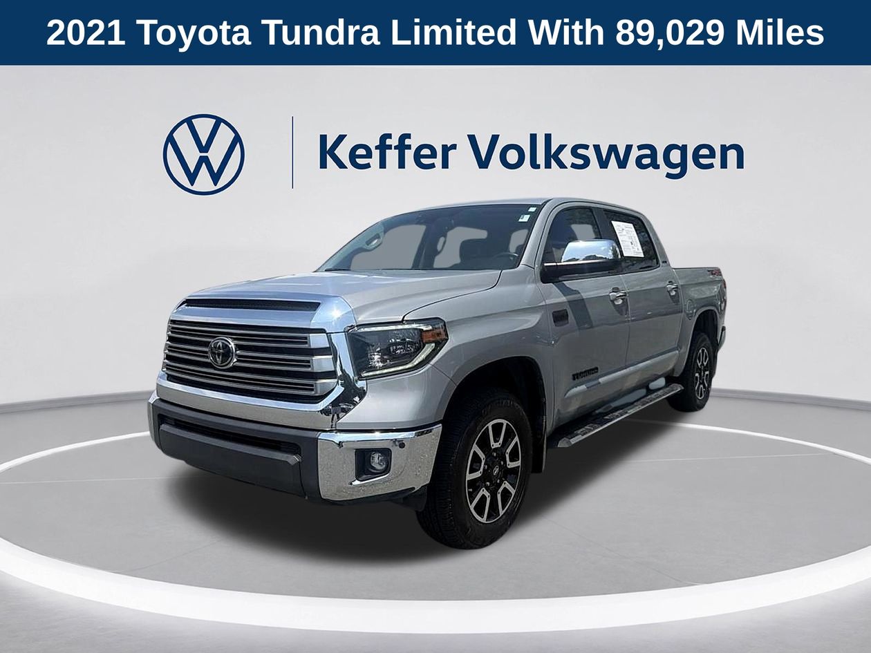 Gray 2021 Toyota Tundra Pickup Truck Four-Wheel Drive 6-Speed Automatic