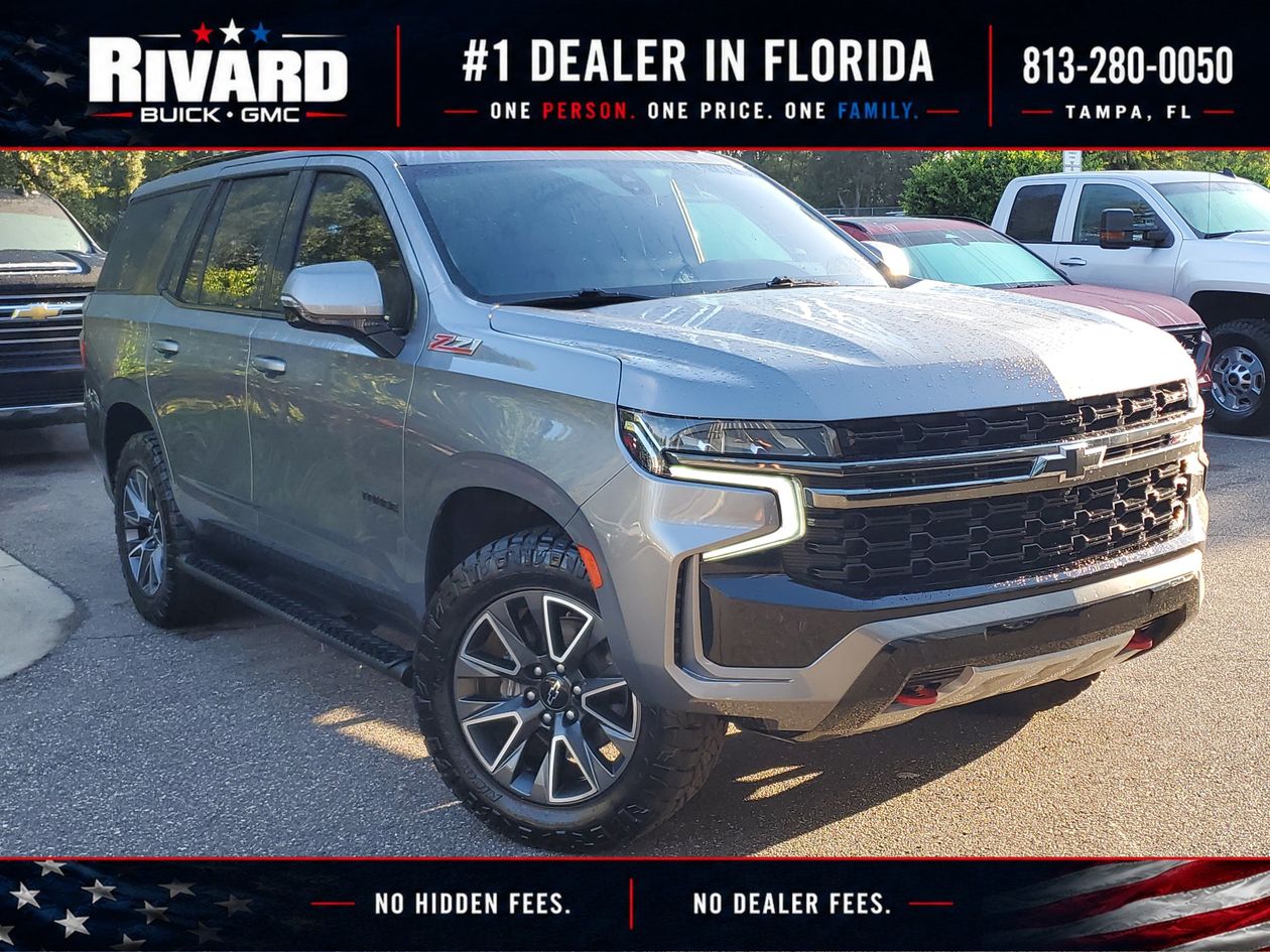 Gray (Steel Metallic) 2021 Chevrolet Tahoe SUV / Crossover Four-Wheel Drive 