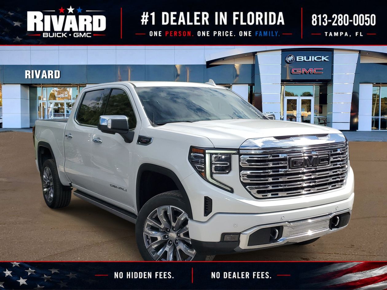 White Frost 2024 GMC Sierra 1500 Pickup Truck Four-Wheel Drive Automatic