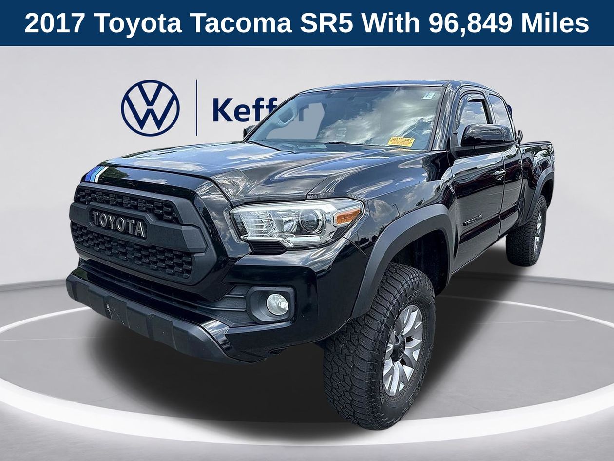 Black 2017 Toyota Tacoma Pickup Truck Four-Wheel Drive 6-Speed Automatic