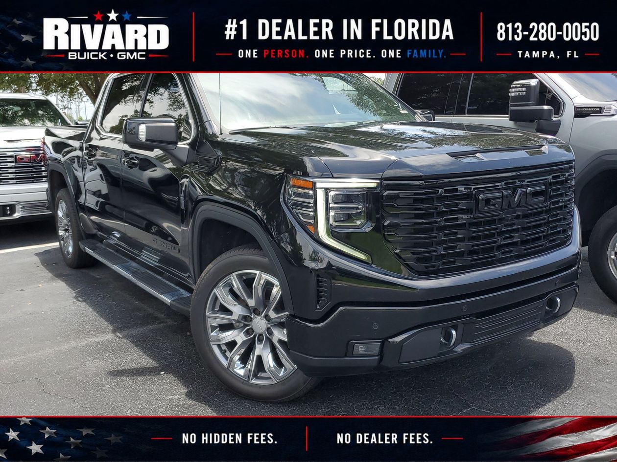 Onyx Black 2024 GMC Sierra 1500 Pickup Truck Four-Wheel Drive Automatic