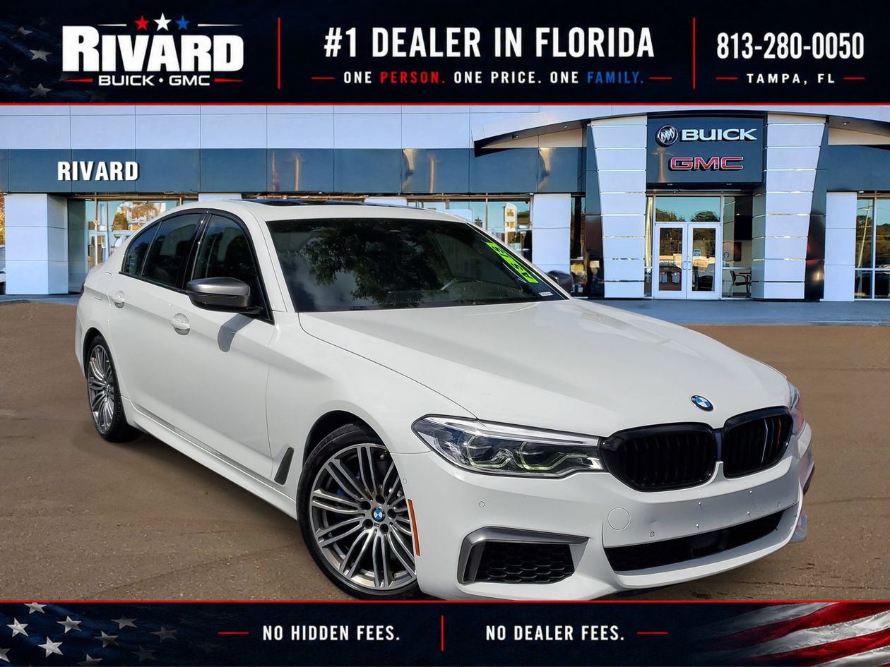 Alpine White 2020 BMW 5 Series Sedan All-Wheel Drive 8-Speed Automatic