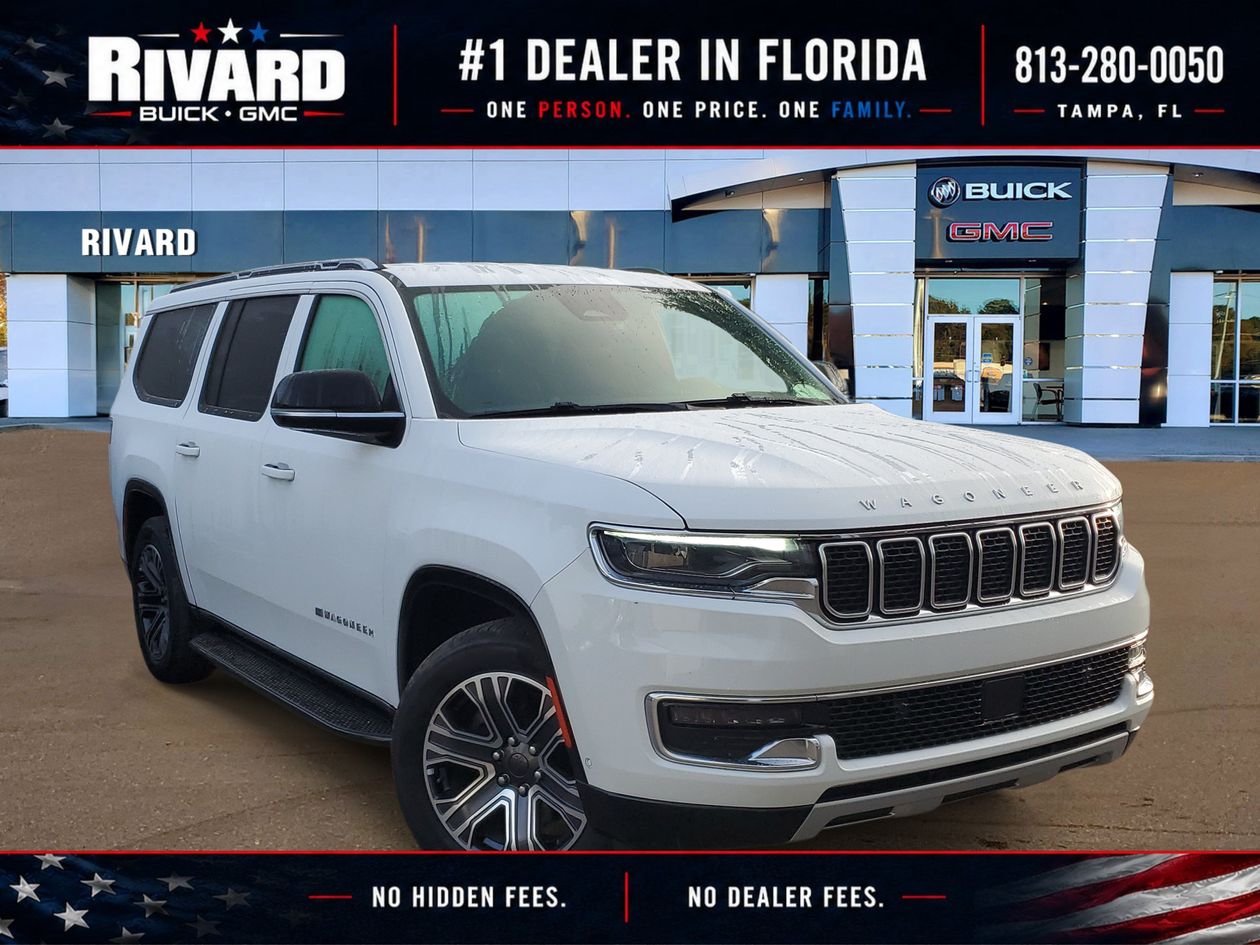 Bright White Clearcoat 2023 Jeep Wagoneer L SUV / Crossover Four-Wheel Drive 8-Speed Automatic
