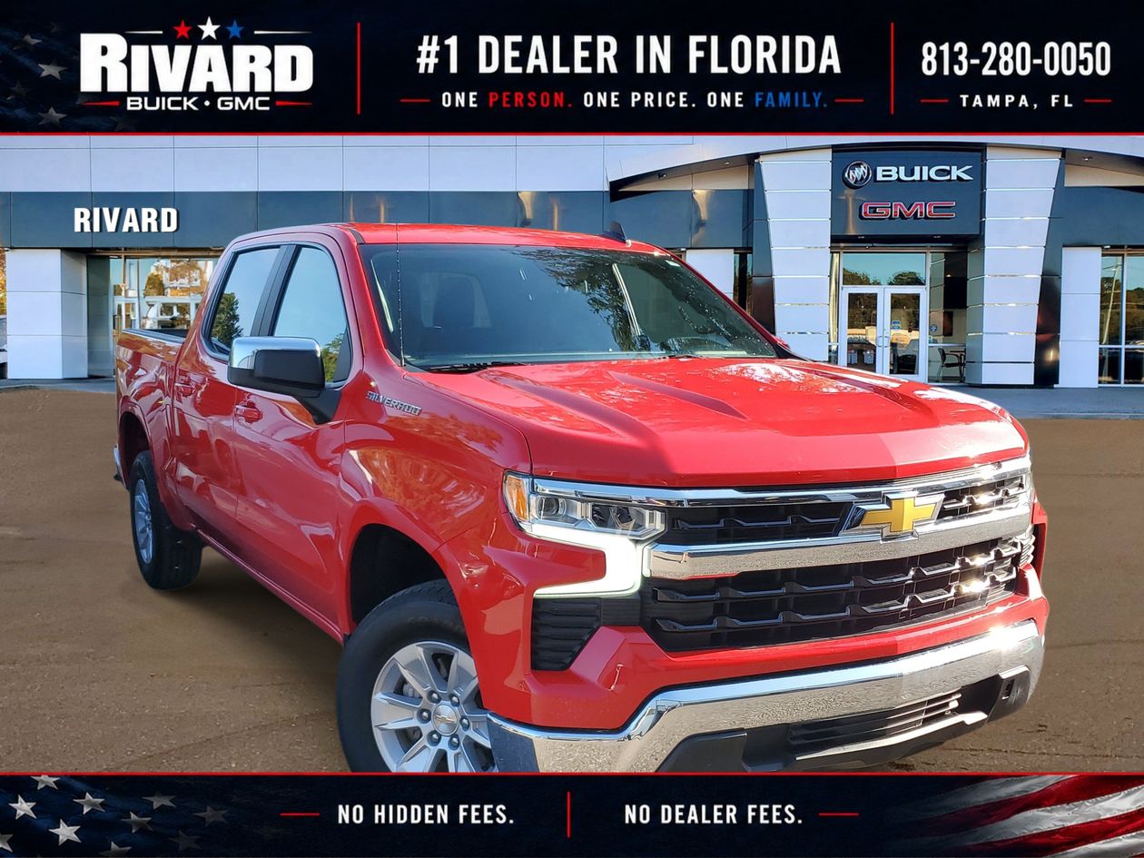 Red 2025 Chevrolet Silverado 1500 Pickup Truck 4X2 Automatic