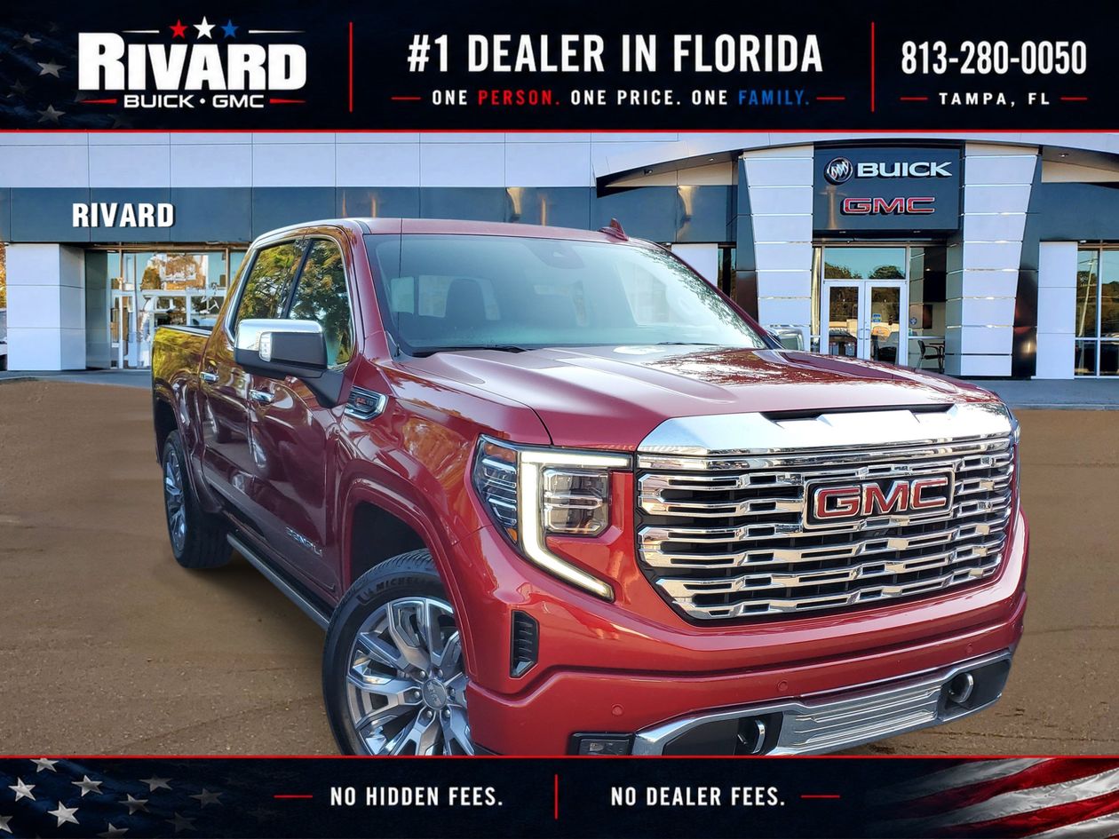 Volcanic Red 2023 GMC Sierra 1500 Pickup Truck Four-Wheel Drive Automatic