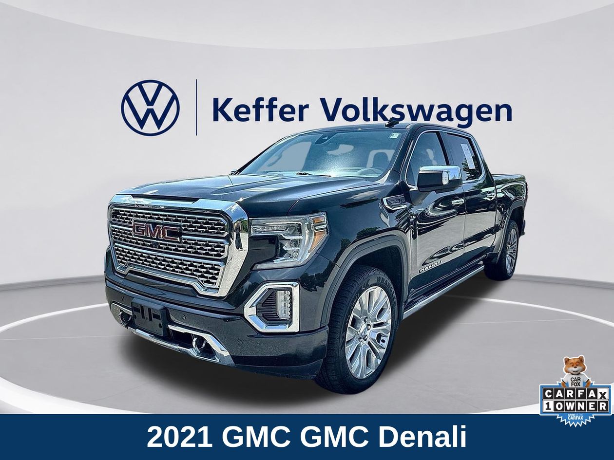 Onyx Black 2021 GMC Sierra 1500 Pickup Truck Four-Wheel Drive Automatic