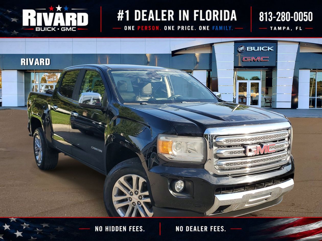Onyx Black 2017 GMC Canyon Pickup Truck Four-Wheel Drive 8-Speed Automatic