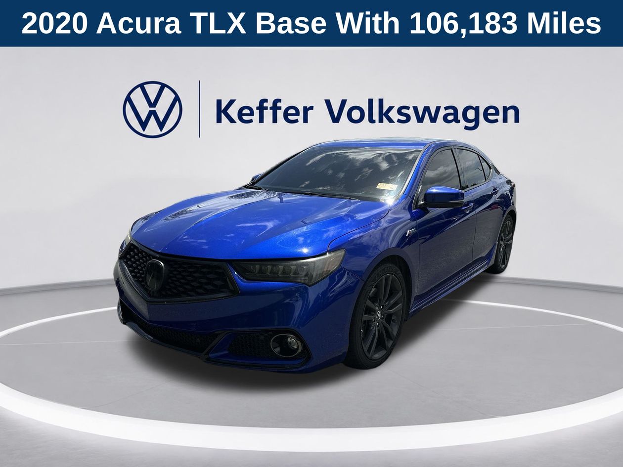 Apex Blue Pearl 2020 Acura TLX Sedan Front-Wheel Drive 8-Speed Dual Clutch