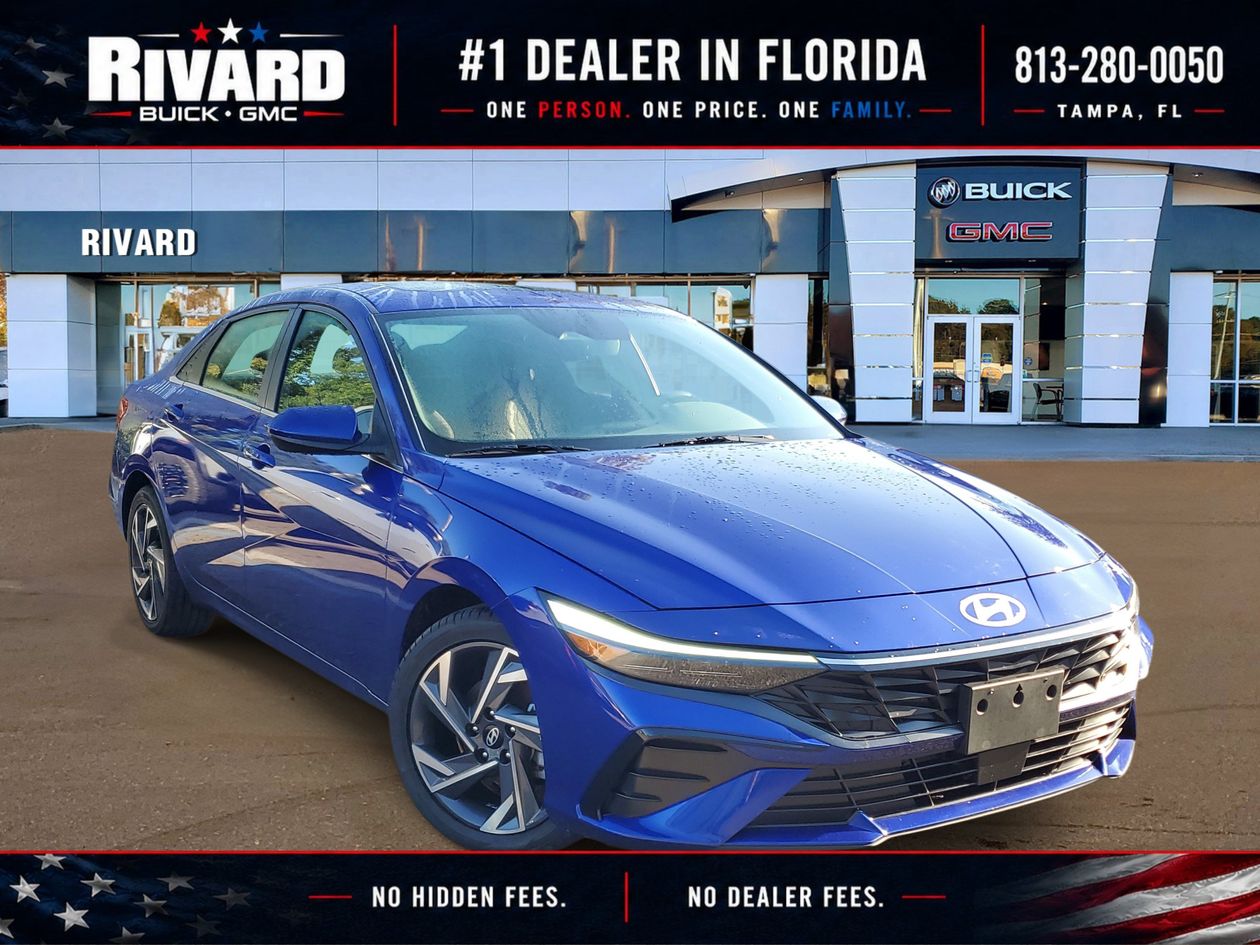 Intense Blue 2025 Hyundai Elantra Sedan Front-Wheel Drive Continuously Variable Transmission