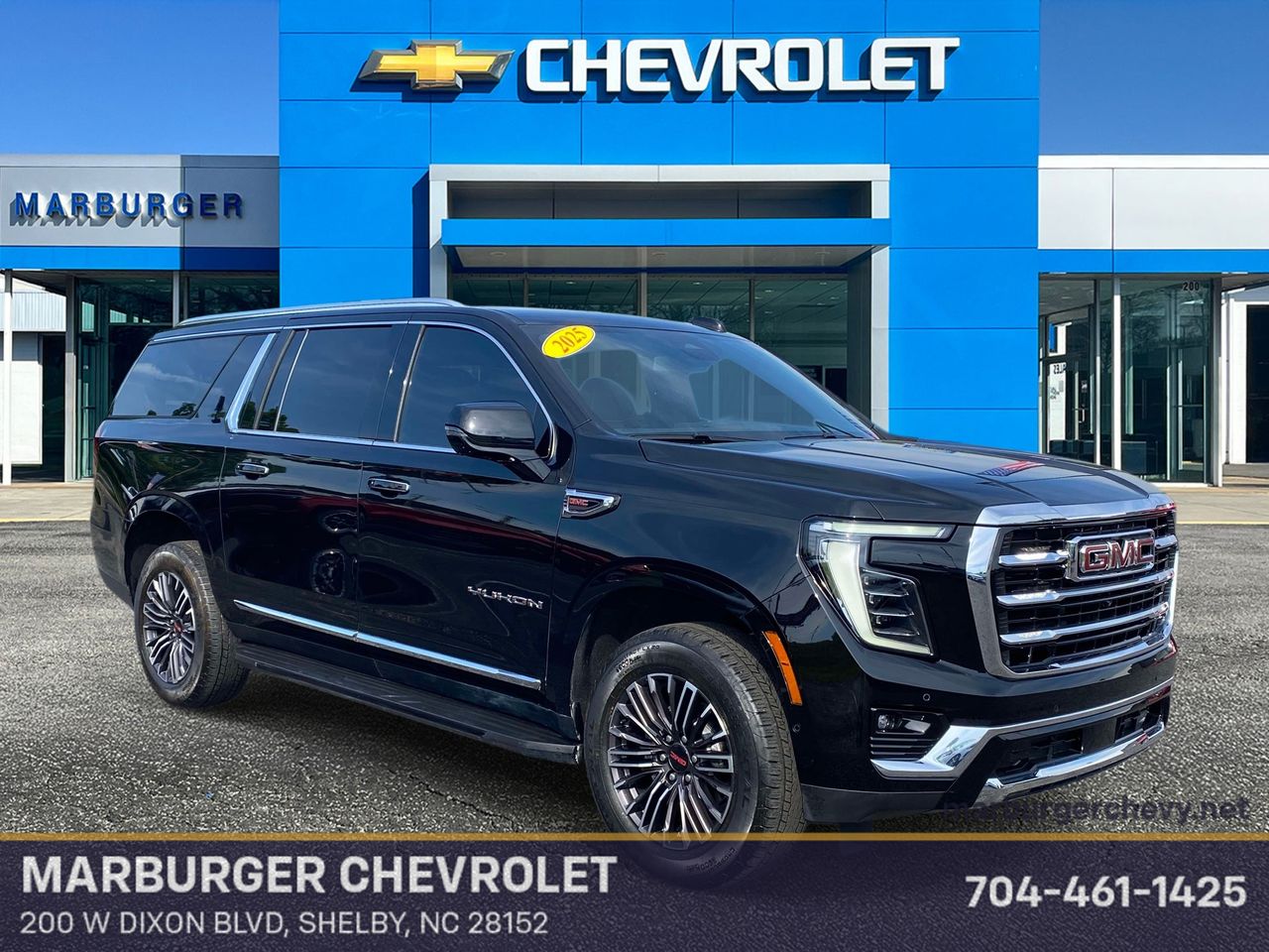 Onyx Black 2025 GMC Yukon XL SUV / Crossover Four-Wheel Drive Automatic