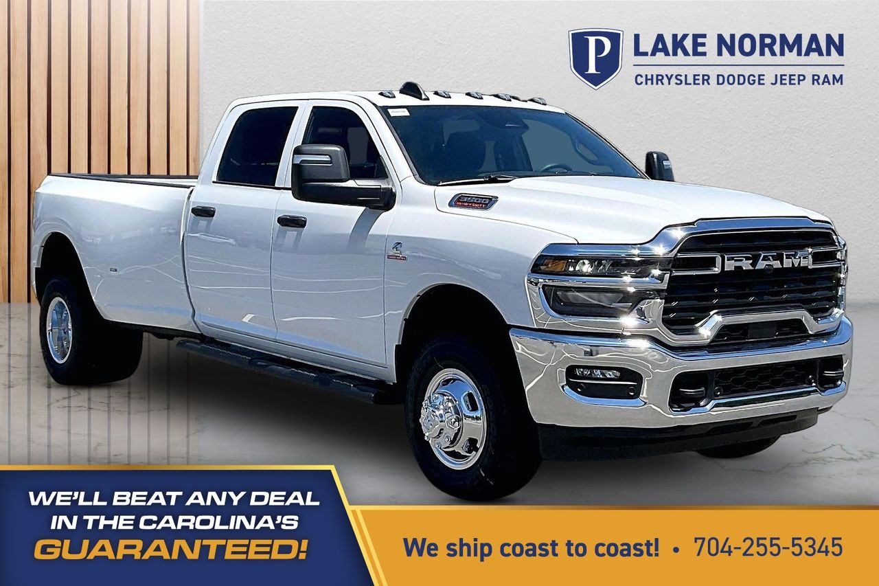 Bright White Clearcoat 2026 RAM 3500 Pickup Truck Four-Wheel Drive 8-Speed Automatic