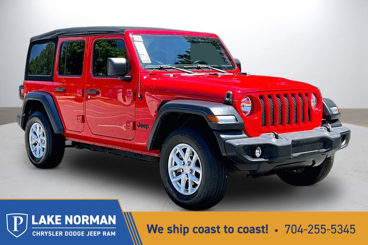 Firecracker Red Clearcoat 2023 Jeep Wrangler SUV / Crossover Four-Wheel Drive 8-Speed Automatic