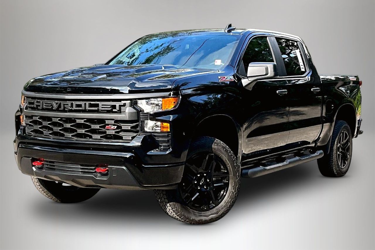 Black 2026 Chevrolet Silverado 1500 Pickup Truck Four-Wheel Drive Automatic