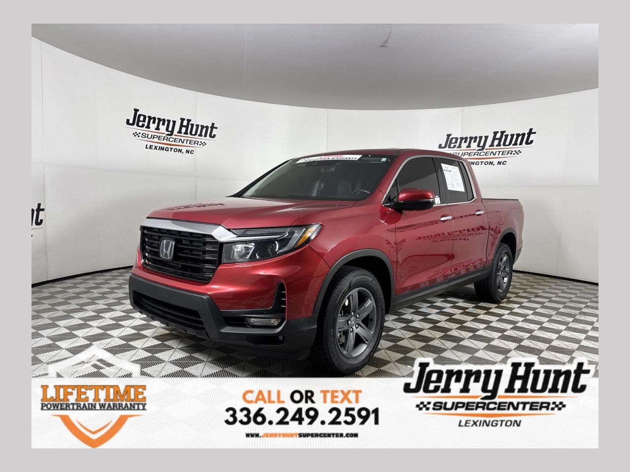 Red 2023 Honda Ridgeline Pickup Truck All-Wheel Drive 9-Speed Automatic