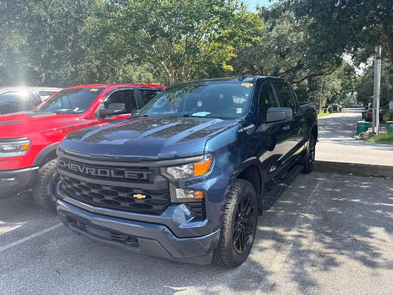 Northsky Blue Metallic 2022 Chevrolet Silverado 1500 Pickup Truck Four-Wheel Drive 8-Speed Automatic