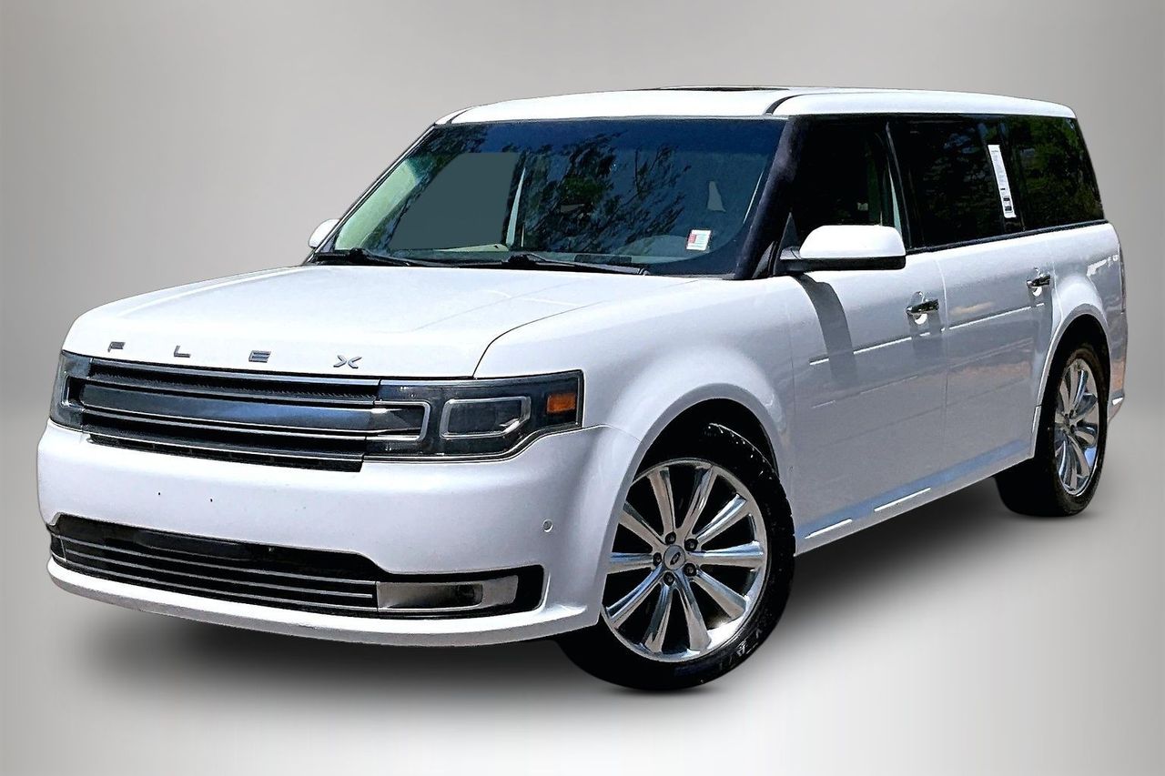 Oxford White 2019 Ford Flex Limited AWD SUV / Crossover All-Wheel Drive 6-Speed Automatic