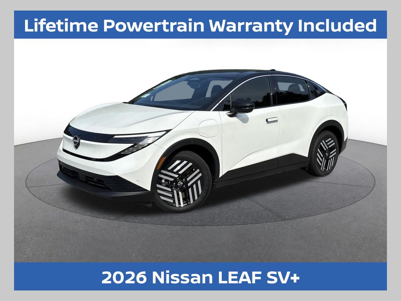 Everest White Pearl/Black 2026 Nissan LEAF SUV / Crossover Front-Wheel Drive Automatic
