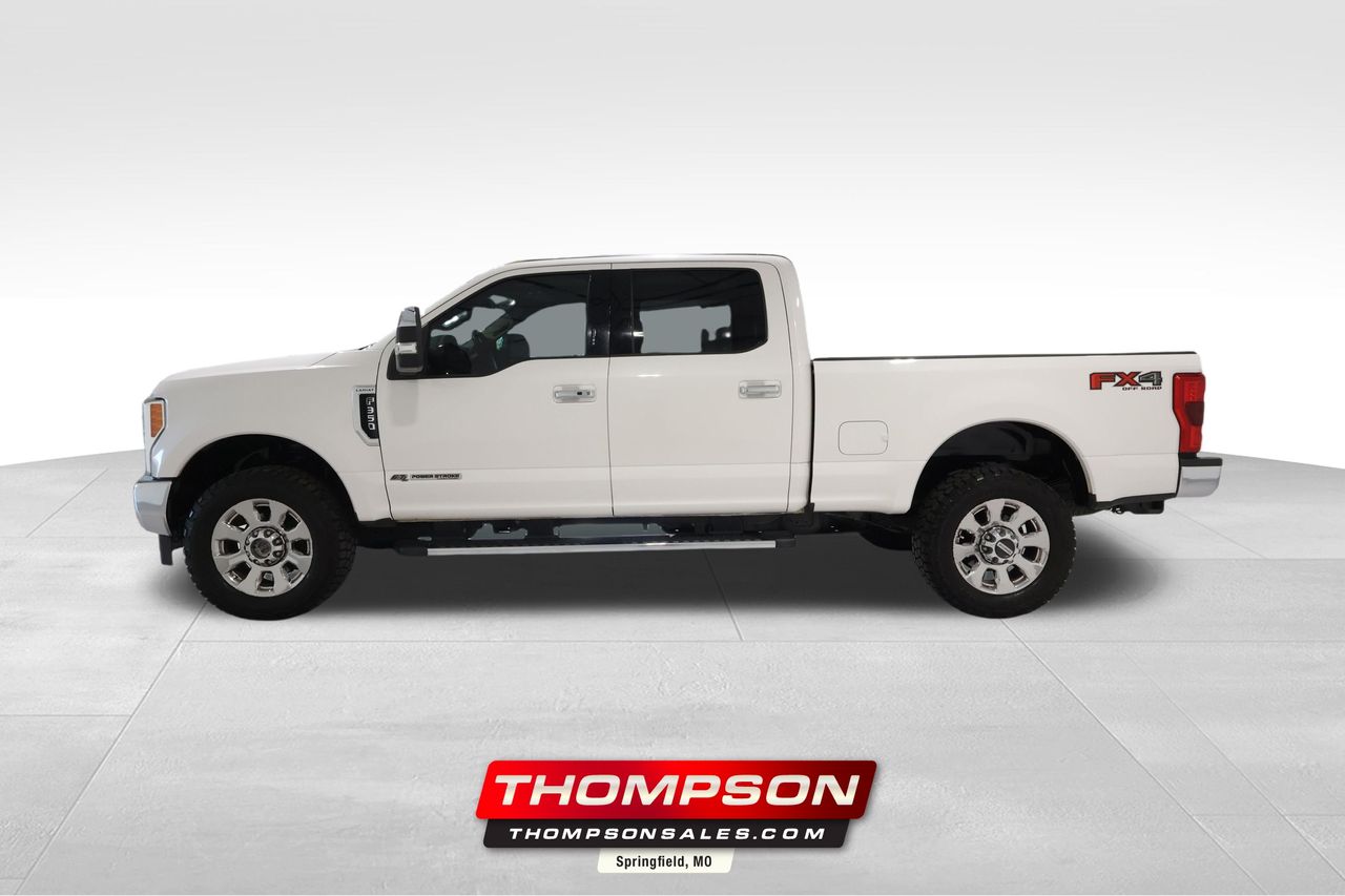 White Platinum Metallic Tri-Coat 2019 Ford F-350 Super Duty Pickup Truck Four-Wheel Drive 6-Speed Automatic