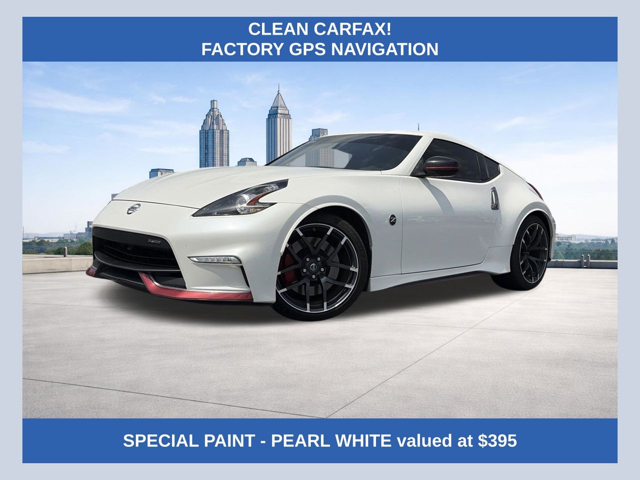 Pearl White Tricoat 2020 Nissan 370Z NISMO RWD Coupe Rear-Wheel Drive 6-Speed Manual