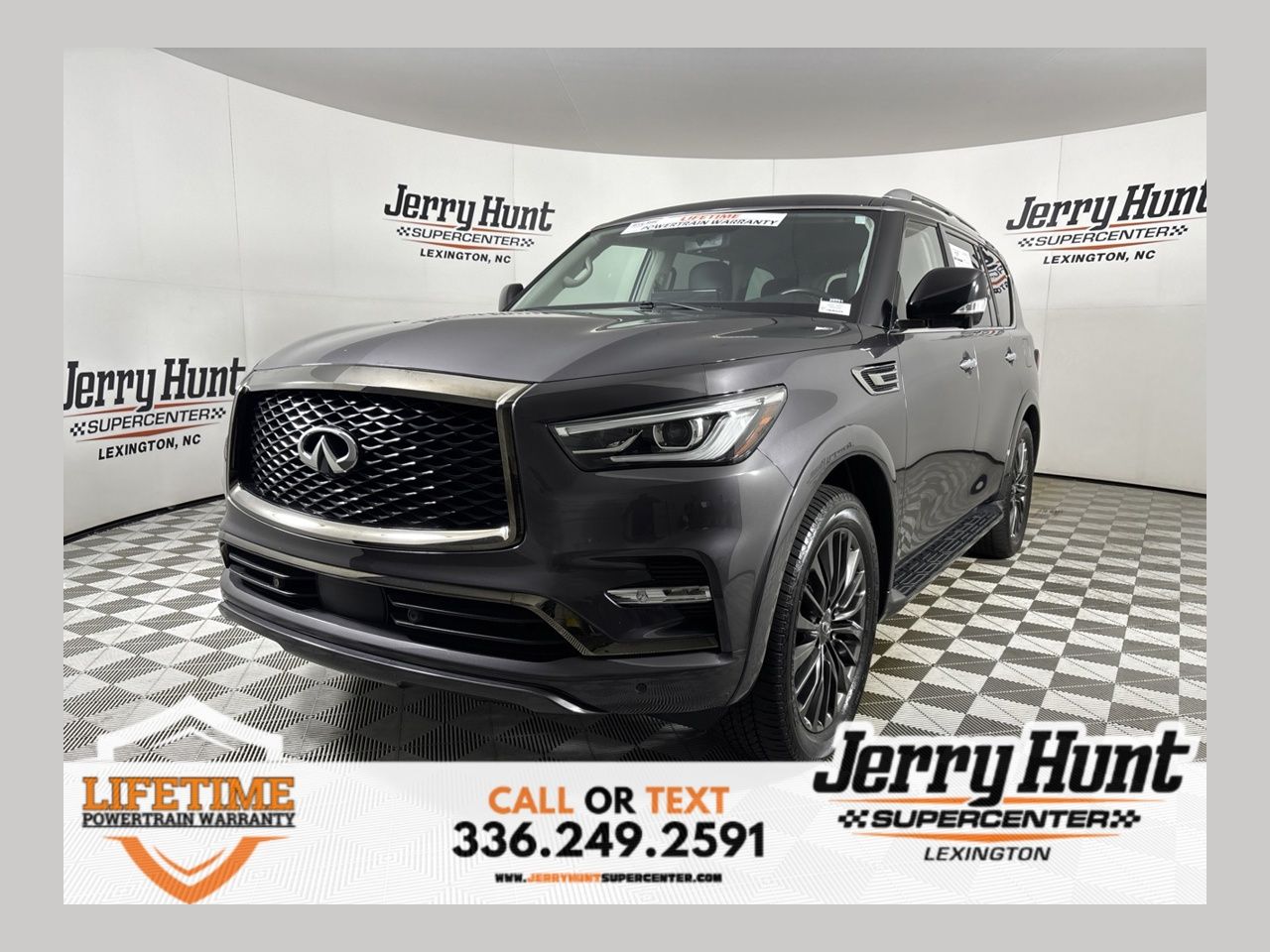 Anthracite Gray 2023 INFINITI QX80 SUV / Crossover All-Wheel Drive 7-Speed Automatic