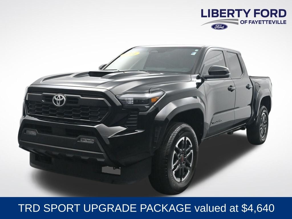 Black 2024 Toyota Tacoma Pickup Truck Four-Wheel Drive 8-Speed Automatic