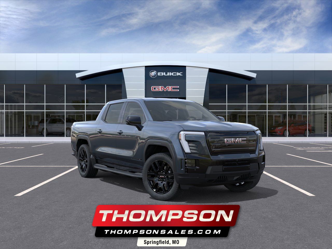Deep Ocean Metallic 2026 GMC Sierra EV Pickup Truck All-Wheel Drive 1-Speed Automatic