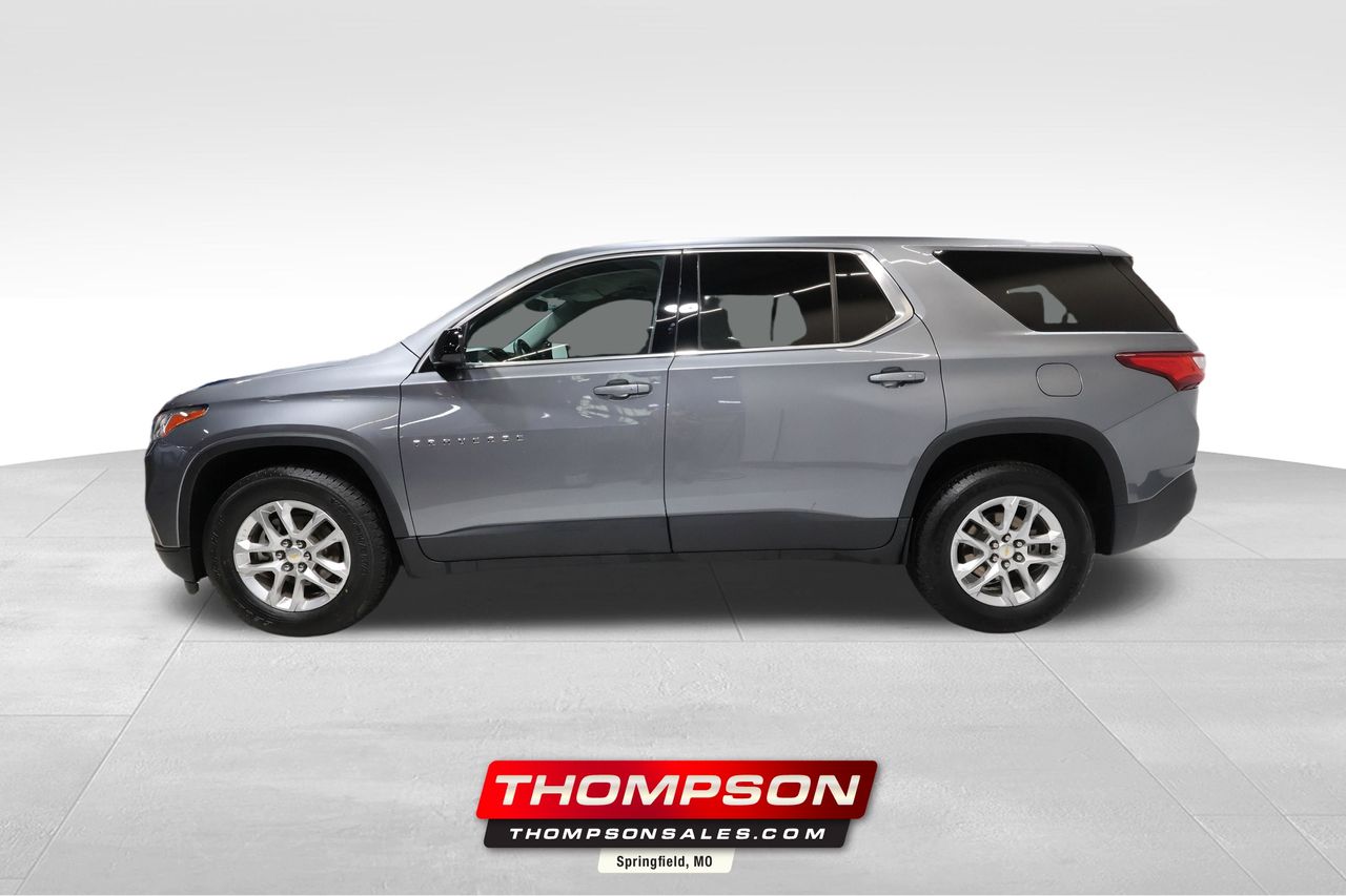 Gray (Satin Steel Metallic) 2020 Chevrolet Traverse LS FWD SUV / Crossover Front-Wheel Drive 9-Speed Automatic