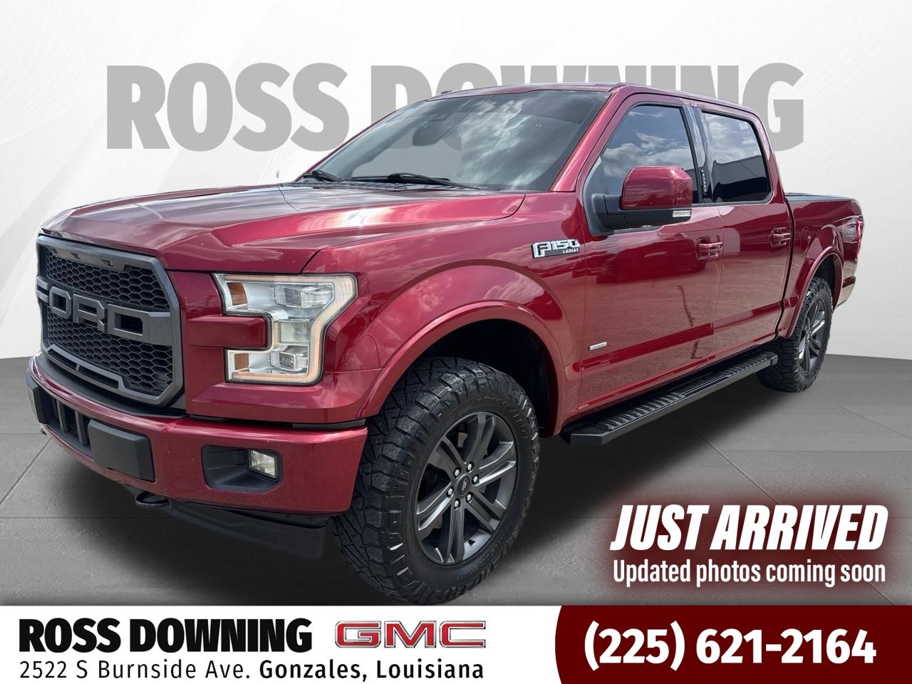 Ruby Red Metallic 2017 Ford F-150 Pickup Truck Four-Wheel Drive Automatic