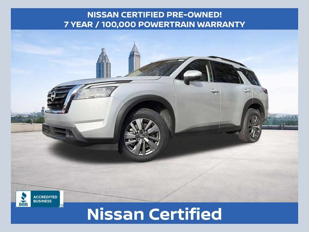 Brilliant Silver Metallic 2025 Nissan Pathfinder SV 4WD SUV / Crossover All-Wheel Drive 9-Speed Automatic