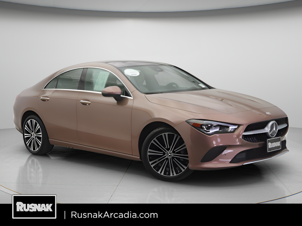 Rose Gold Metallic 2023 Mercedes-Benz CLA 250 FWD Coupe Front-Wheel Drive 7-Speed Automatic