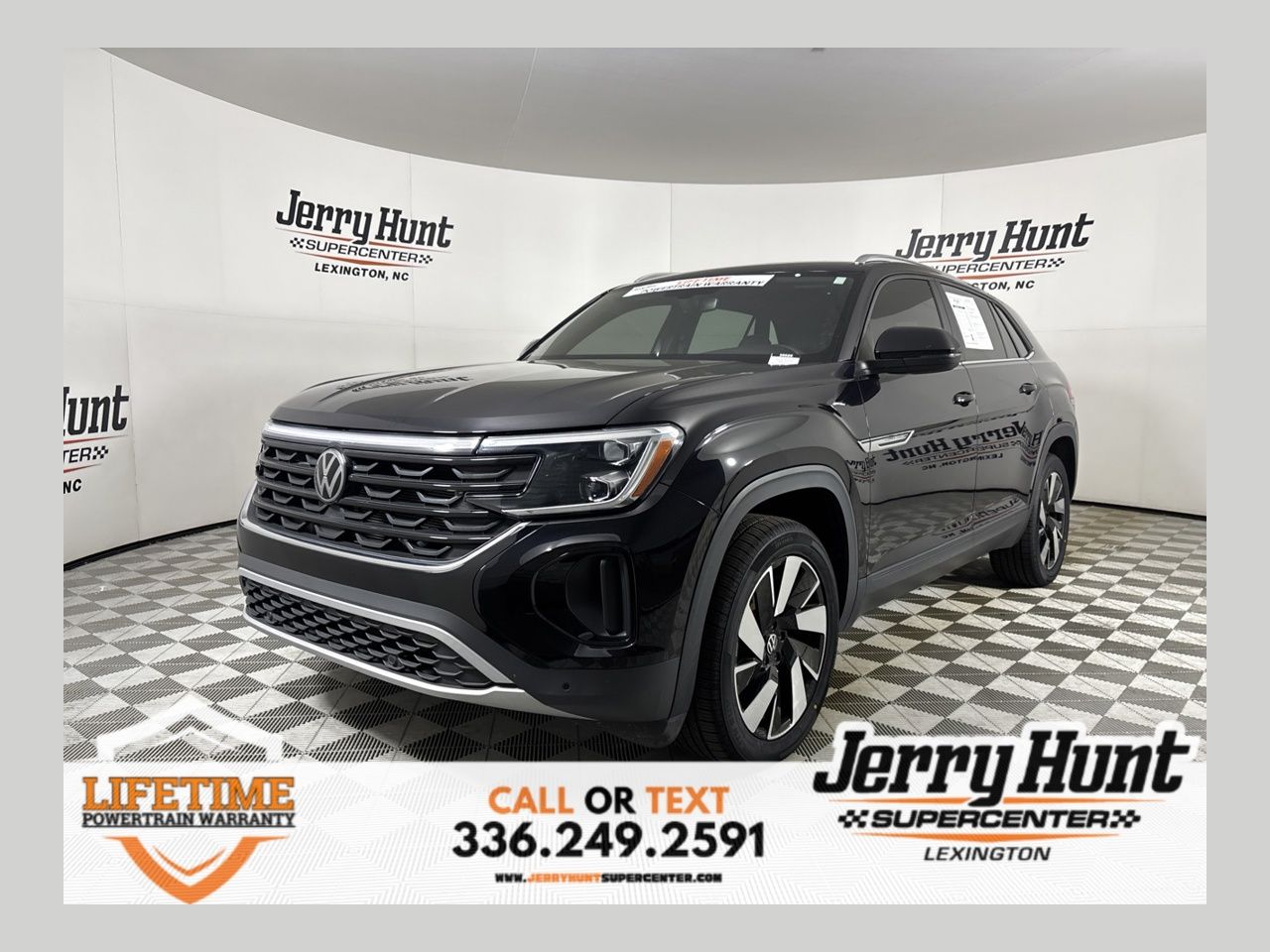 Deep Black 2024 Volkswagen Atlas Cross Sport SUV / Crossover Front-Wheel Drive 8-Speed Automatic