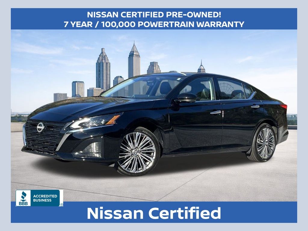 Super Black Clearcoat 2025 Nissan Altima 2.5 SL AWD Sedan All-Wheel Drive Continuously Variable Transmission