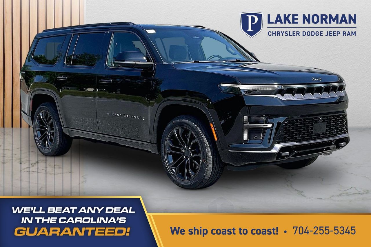 Black 2026 Jeep Grand Wagoneer SUV / Crossover Four-Wheel Drive 8-Speed Automatic