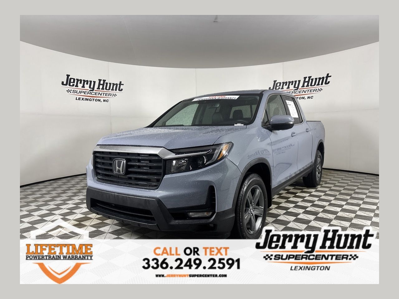 Gray 2023 Honda Ridgeline Pickup Truck All-Wheel Drive 9-Speed Automatic