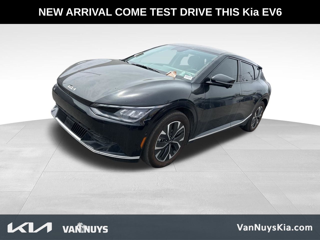 Aurora Black Pearl 2024 Kia EV6 Wind AWD SUV / Crossover All-Wheel Drive 1-Speed Automatic