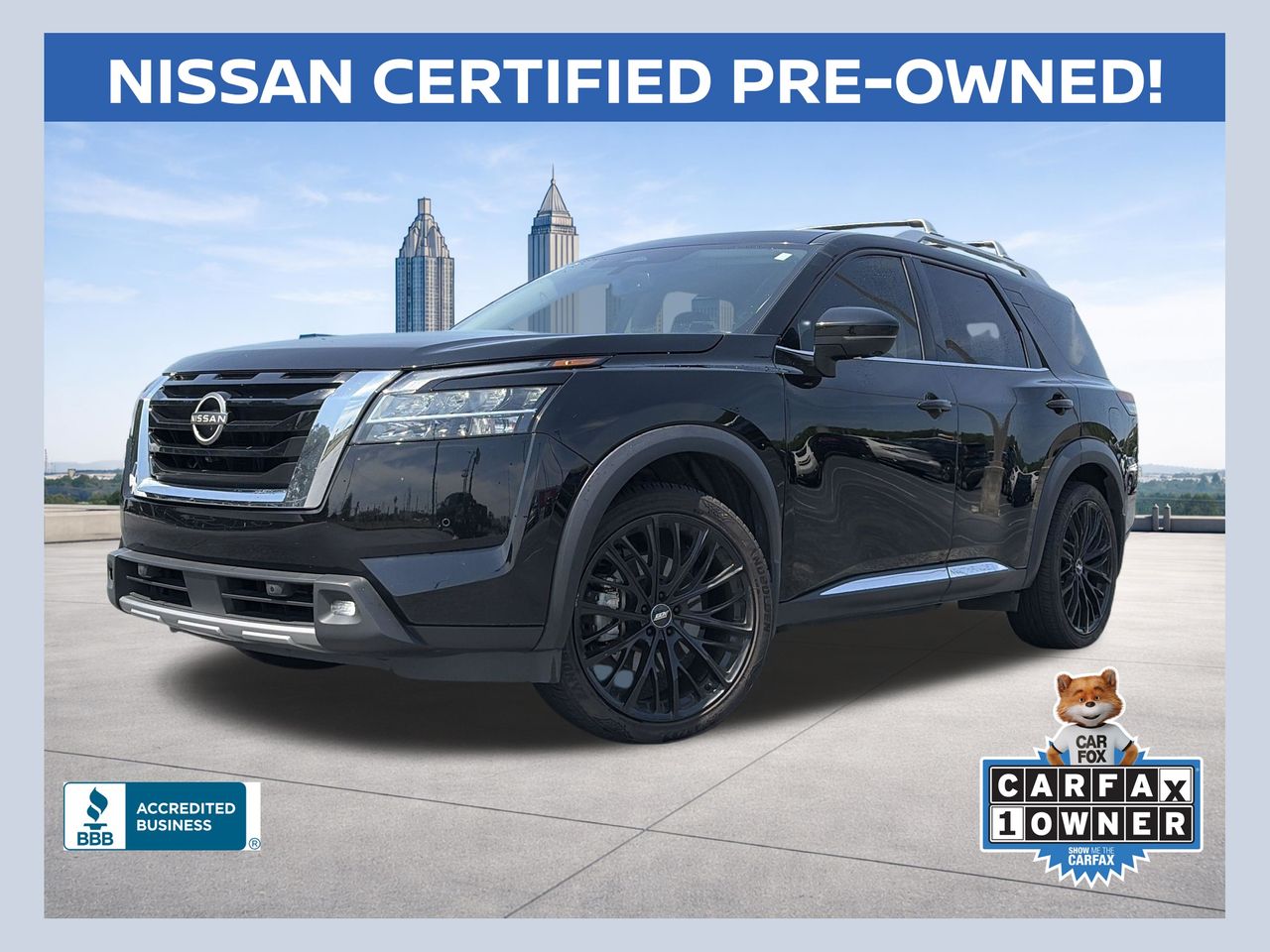 Super Black 2022 Nissan Pathfinder SUV / Crossover Front-Wheel Drive 9-Speed Automatic