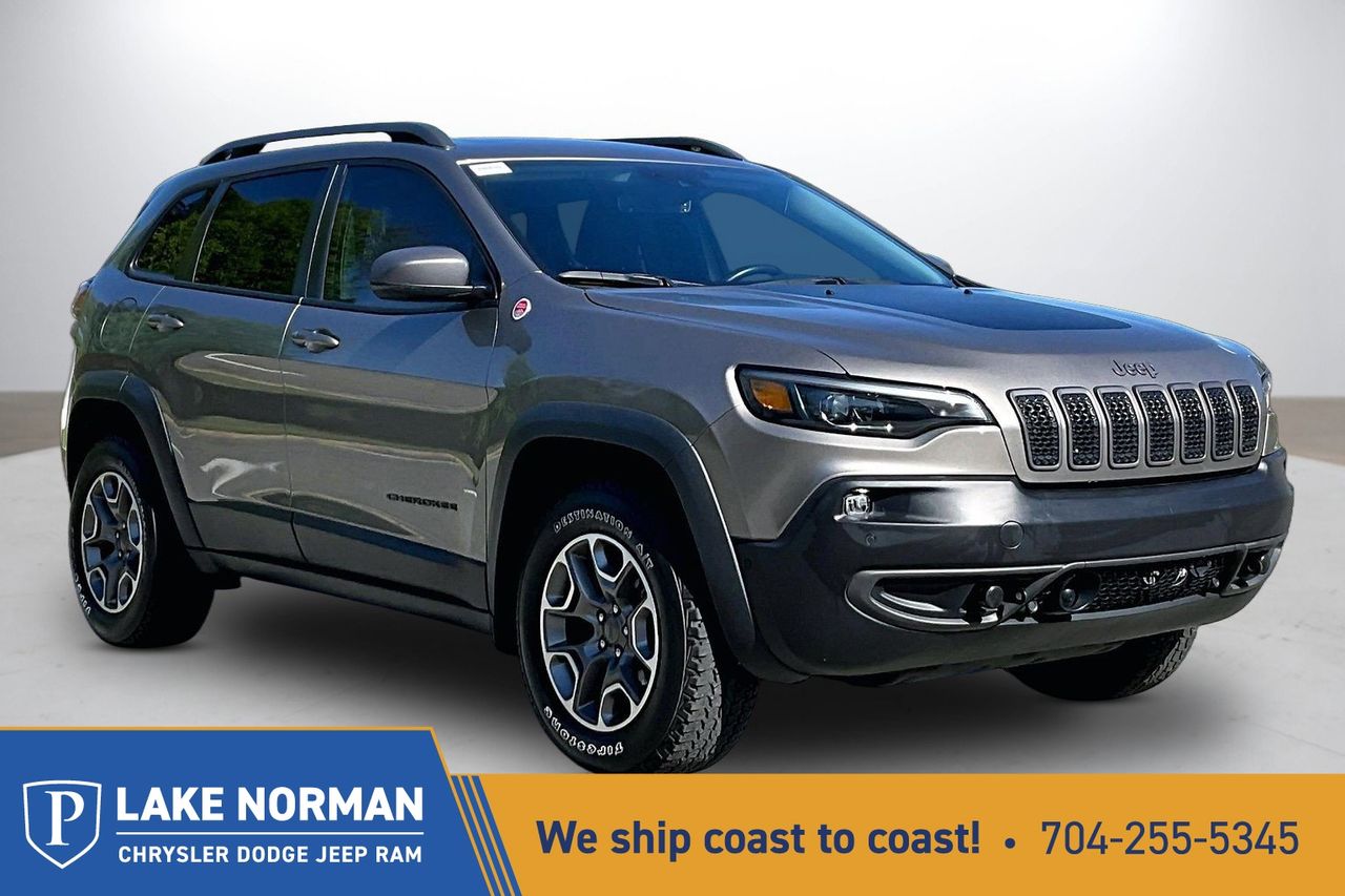 Light Brownstone Pearlcoat 2021 Jeep Cherokee Trailhawk 4WD SUV / Crossover Four-Wheel Drive 9-Speed Automatic