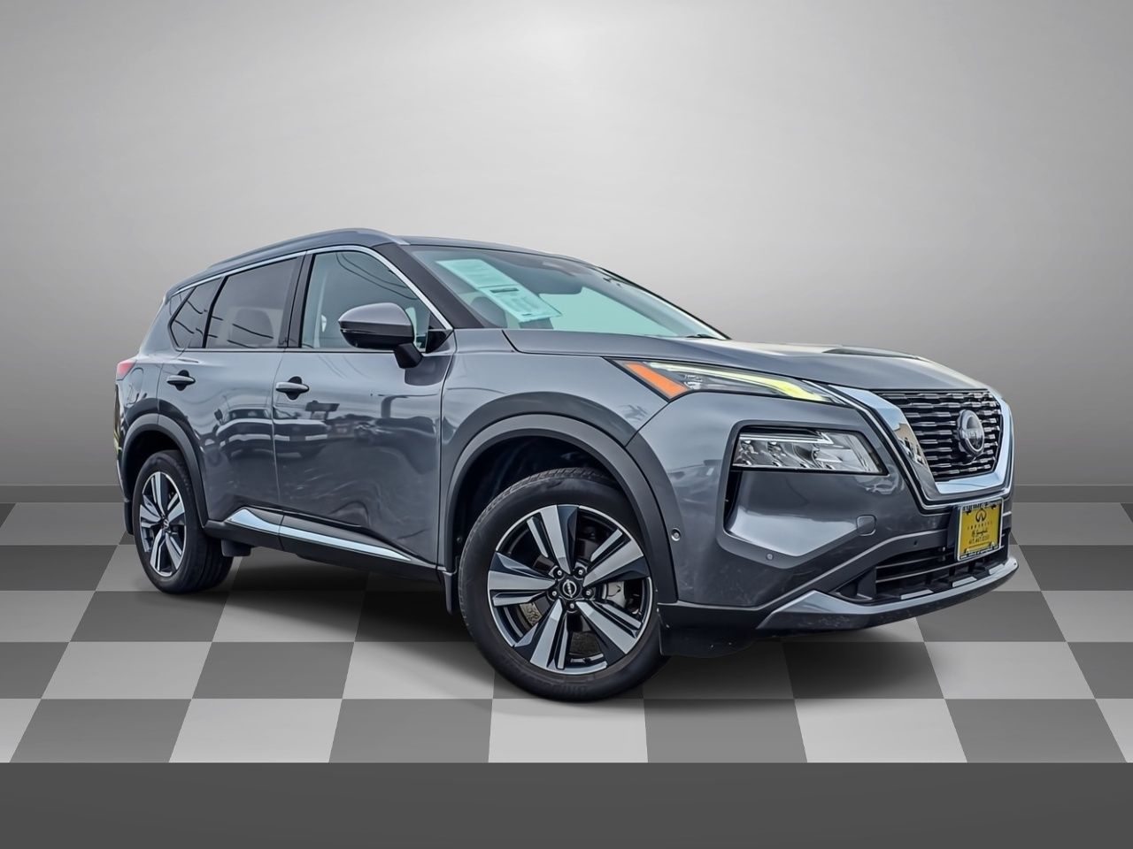 Gray (Gun Metallic) 2023 Nissan Rogue SUV / Crossover Front-Wheel Drive Continuously Variable Transmission