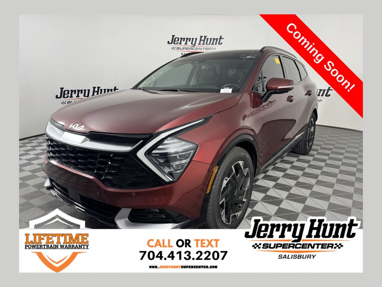 Dawning Red 2025 Kia Sportage SX Prestige FWD SUV / Crossover Front-Wheel Drive 8-Speed Automatic