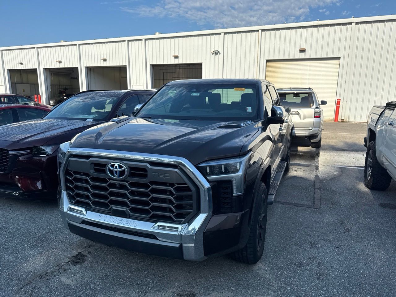 Smoked Mesquite 2022 Toyota Tundra Hybrid Pickup Truck Four-Wheel Drive Automatic