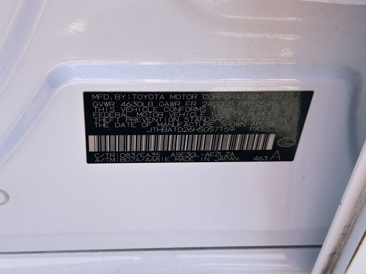 used 2017 Lexus IS car, priced at $24,363