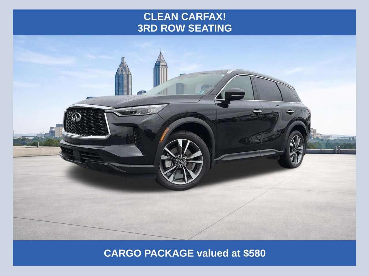 Mineral Black 2023 INFINITI QX60 SUV / Crossover Front-Wheel Drive 9-Speed Automatic