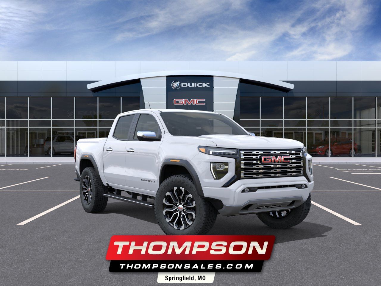 Summit White 2026 GMC Canyon Pickup Truck Four-Wheel Drive 8-Speed Automatic