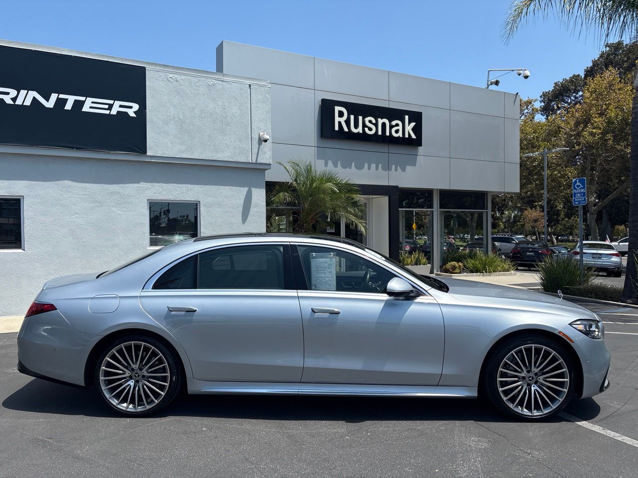 Cirrus Silver Metallic 2023 Mercedes-Benz S-Class Sedan All-Wheel Drive 9-Speed Automatic
