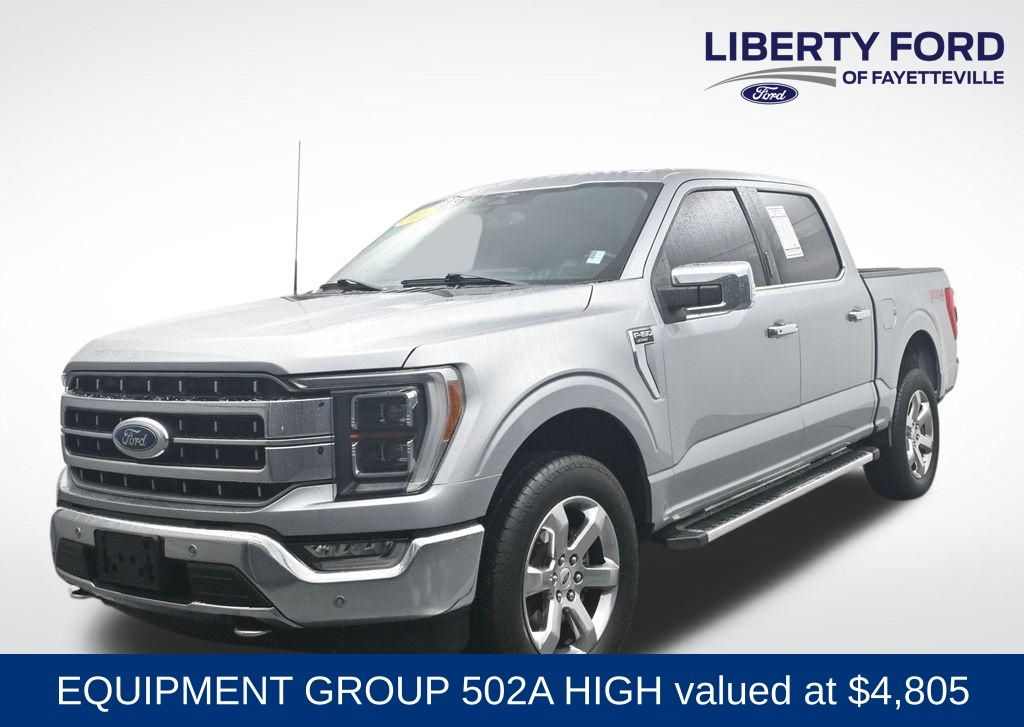Silver Metallic 2023 Ford F-150 Pickup Truck Four-Wheel Drive Automatic