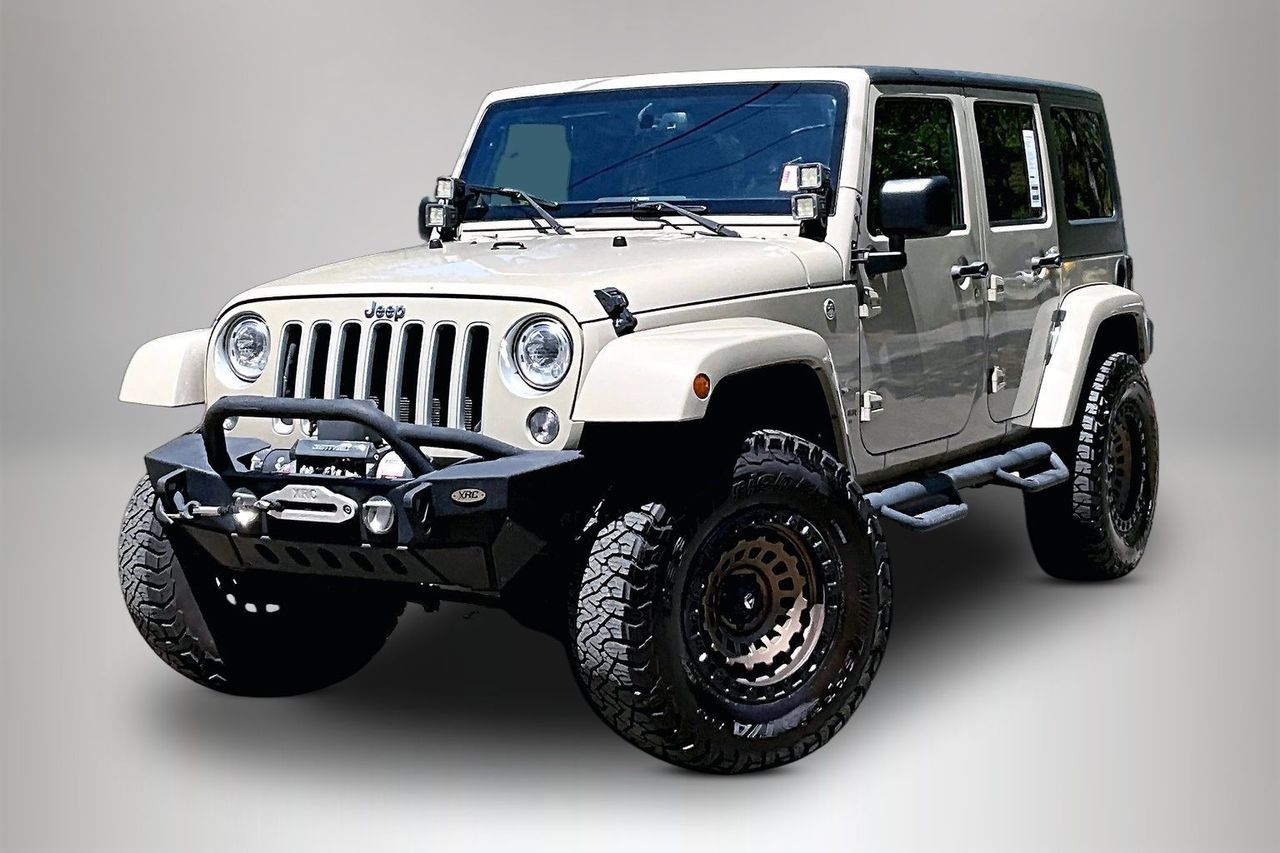 Brown (Gobi Clearcoat) 2017 Jeep Wrangler Unlimited Sahara 4WD SUV / Crossover Four-Wheel Drive 6-Speed Manual