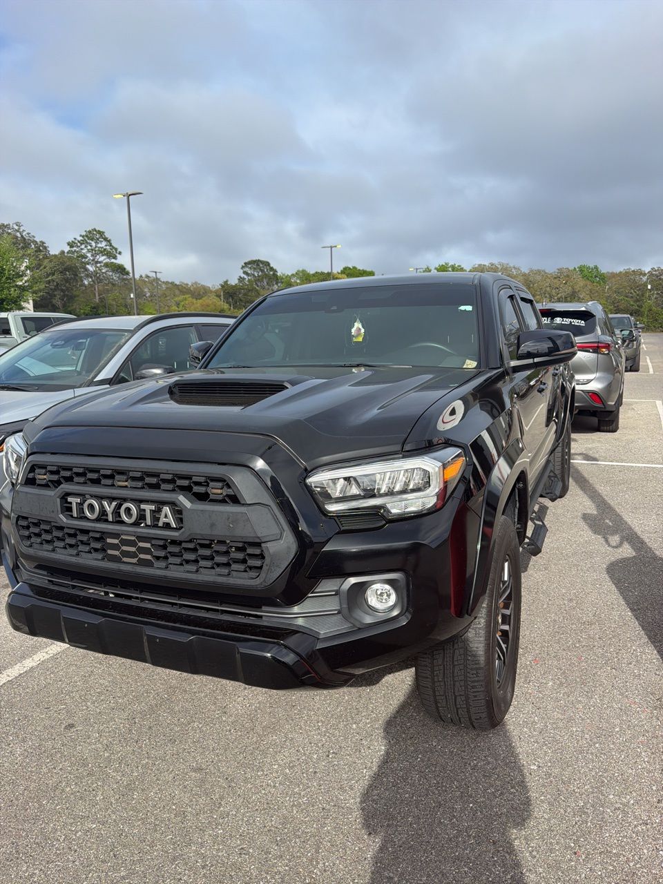 Midnight Black Metallic 2021 Toyota Tacoma TRD Sport Double Cab 4WD Pickup Truck Four-Wheel Drive 6-Speed Automatic