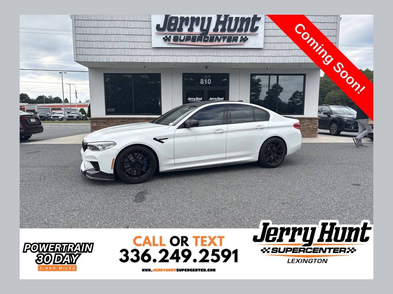 Alpine White 2019 BMW M5 Sedan All-Wheel Drive 8-Speed Automatic