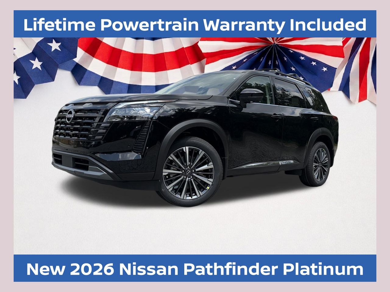 Super Black 2026 Nissan Pathfinder SUV / Crossover Front-Wheel Drive 9-Speed Automatic